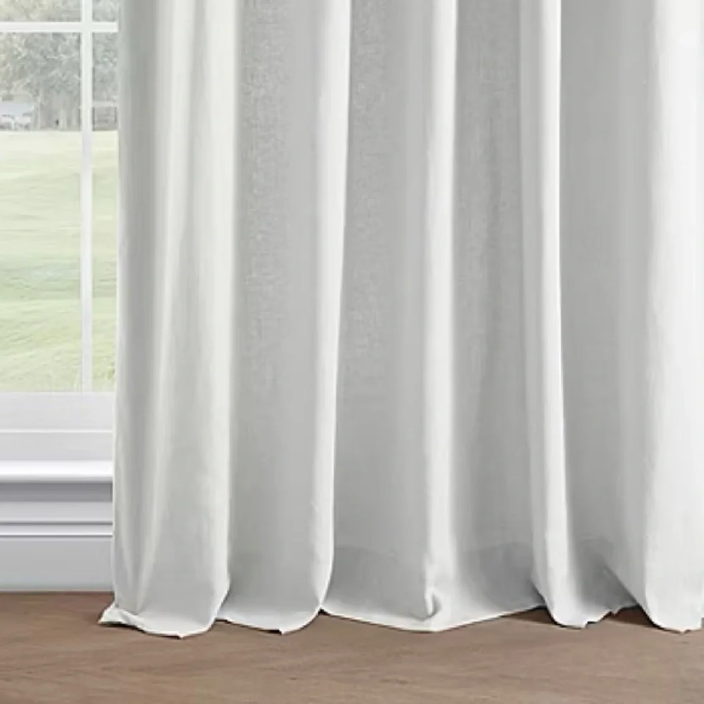 Exclusive Fabrics & Furnishing 100% French Linen single curtain ( 1 )